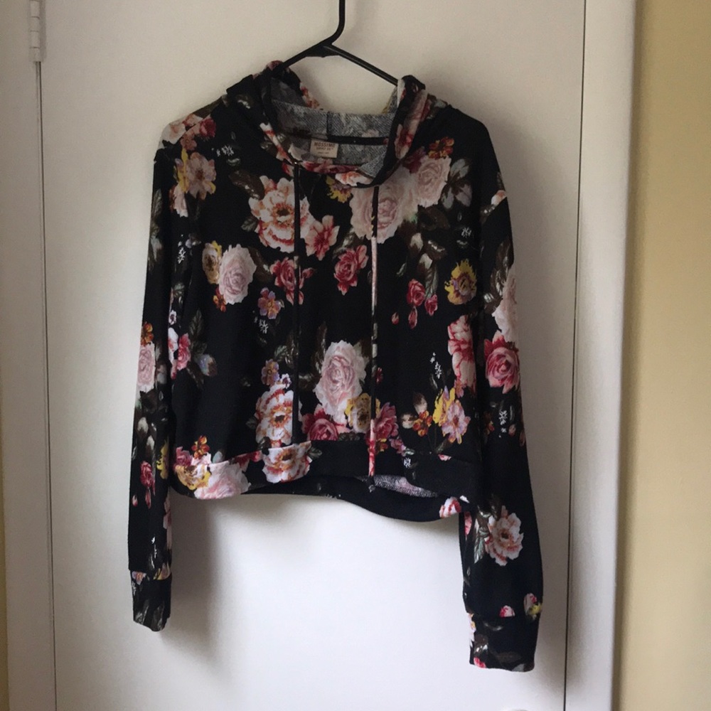 Floral Sweatshirt Crop Top from Target